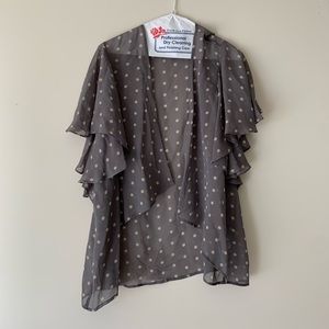 Like new Hinge Polka Dot Cardigan Wrap.  Bundle & save shipping!